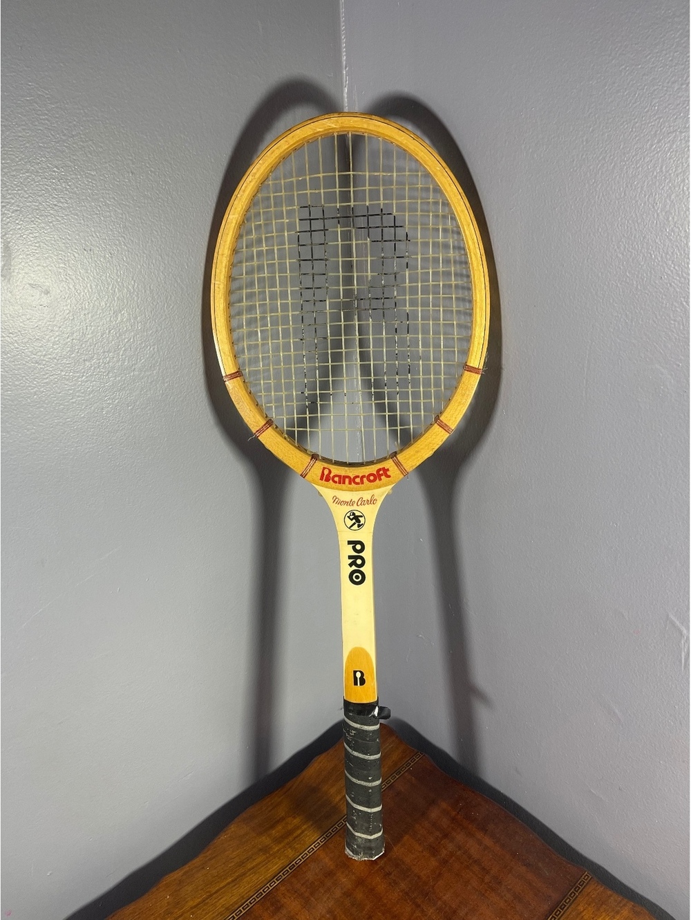 Vintage Bancroft Monte Carlo Pro Wooden Tennis Racket